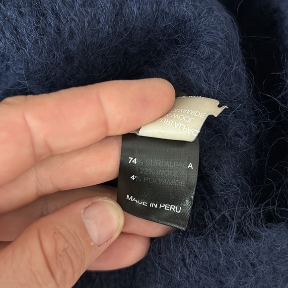 Eleven six navy blue crop sweater, six XS/S - Picture 7 of 7